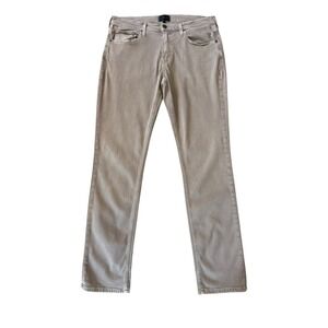 Paige Federal Slim Straight Jeans Mens 34 Vint Tanned Saddle Tan Grey M655799
